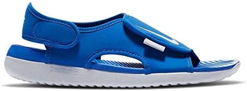 Nike unisex-child Sunray Adjust 5 V2 (Gs/Ps) Game Royal/Wolf Grey Sandal - 1.5 Kids UK (DB9562-400)