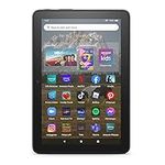 Amazon Fire HD 8 tablet, 8” HD Display, 32 GB, 30% faster processor, designed for portable entertainment, (2022 release), Black