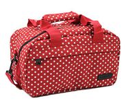 Members Essential On-Board New Easyjet 2021 Size Ryanair Compliant Hand Baggage in Red Polka Dot- 40 x 25 x 20cm