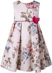 Richie House Girls' Sweet Flower Dress RH2218-A-3/4