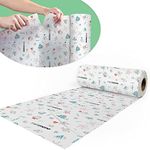 Minimono Baby Splat Mat for Under High Chair - 10 Pcs Disposable and Waterproof Splash Mats - 40"x47" Multipurpose Activity Mat for Picnic, Arts and Crafts - Baby Led Weaning Supplies (Sea Animals)