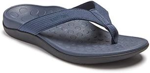 Vionic Unisex Wave Toe-Post Sandal - Flip-Flop with Concealed Orthotic Arch Support Blue Size: 11 M US Women / 10 M US Men