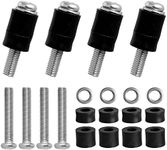 Belleone Wall Mounting Screws Bolts Fit for Samsung TV - M8 x 45mm with 25mm Long Spacers, Solid Screw Bolts Hardware, TV Mounting Bolts Compatible with Samsung 50" 55" 60" 65" 70" 75" 82" TV