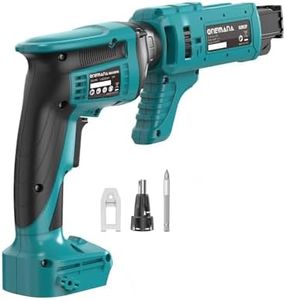 ONEMANA 20V MAX Brushless Cordless Drywall Screw Gun 4200RPM Auto-Feed Screwdriver with Depth Adjustment | Compatible with Collated Attachments & LED Light (Tool Only)