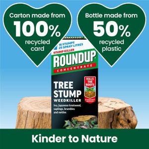 Roundup Tree Stump Weedkiller, 250ml – Concentrated Brush Killer