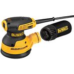 DEWALT DWE6423-QS DWE6423-QS-Lijadora Rotorbital 280W, 280 W, 230 V, Yellow, Black