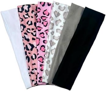 TERSE Leopard Headbands for Women Trendy Women Hair Accessories: Cute Cheetah Head Bands for Women's Hair, Fashion Hairbands 6PCS