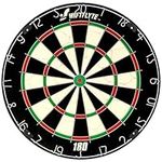 Swiftflyte 180 Bristle Dartboard with Staple-Free Bullseye, Rotating Number Ring, Tightly Packed Self-Healing Sisal Fibres, High Tensile Round-Wire System, Endorsed by the N.D.F.C.