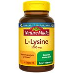 Nature Made L-Lysine 1000 mg 60 Tablets