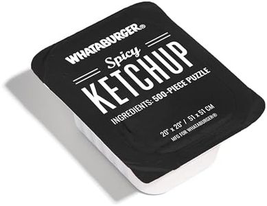 Blue Star Press Whataburger Spicy Ketchup Puzzle: 500-Piece Puzzle in a Large Collectible Whataburger Dipping Sauce Container