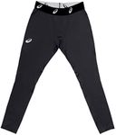 ASICS Stock Compression Tight, Team Black/Team Black, Large