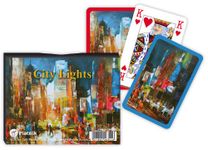 Piatnik Double Deck City Lights Bridge Double Playing Cards