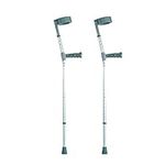 Sunrise medical Double Adjustable Crutches with PVC Handle - Medium - Pair