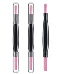 3Pcs Cuticle Pusher for Nails, Nail Polish Pen, Cuticle Remover Pen Ideal for Professional Nail Salon Use, DIY Nail Art Creation and Travel Portable Nail Care
