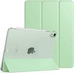 Oaky Translucent Cover for Apple iPad Air 11 inch M2 6th Generation 2024, [iPad Air 4th/5th Generation 2020-2022 10.9 Inch] Trifold Stand with Auto Wake/Sleep - Green