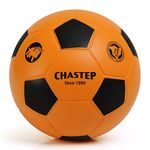 Chastep 8" Foam Soccer Ball Perfect for Kids or Beginner Play and Excercise Durable for Outdoor Play,Orange/Black