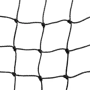 Hit Run Steal Batting Cage Net for Baseball and Softball. UV Treated Indoor/Outdoor Heavy Duty Backstop Pitching and Batting Cages. Net Only Includes Carabiners (12x14x70)