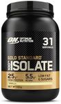 Optimum Nutrition ON Gold Standard 100% Isolate Pure Whey Protein, Naturally Occurring BCAAs and Glutamine, Pre and Post Workout, Vanilla Flavour, 31 Servings, 930 g