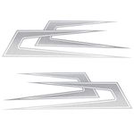 Spike truck stickers from Finest-Folia, decorative roof sticker for Scania, MAN, Mercedes, Volvo, DAF, for example