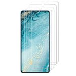 J&D Compatible for Xiaomi Redmi Note 13 5G Screen Protector (4-Pack), Not Full Coverage, HD Clear Protective Film Shield Screen Protector for Xiaomi Redmi Note 13 4G Crystal Clear Film