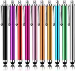 Stylus Pen Reteck 10 Pack of Pink Purple Black Green Silver Stylus Universal Touch Screen Capacitive Pen for Kindle Touch ipad iphone 5S 6/6s 6Plus 6s Plus Samsung S5 S6 S7 Edge Plus Note 2 3 4 5