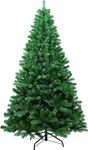 YOLOK 5ft Christmas Tree with 650 Branch Tips and Foldable Metal Stand, Premium PVC Fir Artificial Holiday Christmas Tree, Ideal for Home, Office, and Xmas Party Decoration