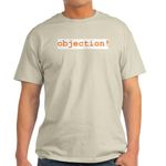 CafePress Objection Light T Shirt Men's Traditional Fit Light Casual Tshirt