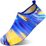 USOR Water Shoes Barefoot Quick-Dry Aqua Yoga Socks Slip-on for Beach Swim Surf Shoes for Women Men