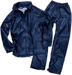 Mil-Tec – Completo da Pioggia, da Uomo., Uomo, 10625003-905, Dunkel Blau, XL