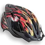 Schwinn Thrasher Boys and Girls Bike Helmet, Kids Age 5-8 Year Old, Dial Fit Adjustment, Lightweight, Fit 47-53 cm, Child Flames