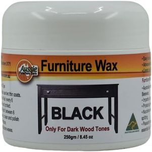 Aussie Furniture Care Beeswax Furniture Polish- Furniture Wax Paste-Black-Silicone Free Multipurpose Beeswax 250ml