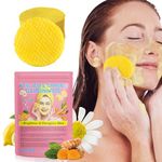 Kojic Acid and Turmeric Cleansing Pads, Turmeric Cleansing Pads, Turmeric Cleansing Pads for Dark Spots, Turmeric Cleansing Pads for Face, For Men & Women & All Skin Types 40PCS