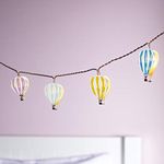 Lights4fun Hot Air Balloon Children’s Bedroom Fairy Lights Battery Operated 12 Warm White LEDs Timer