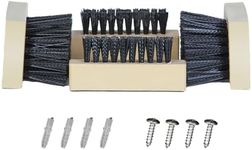 JobSite Boot Scrubber Replacement Brushes - 2 Side & 2 Bottom Boot Scraper Brushes - Compatible JobSite Original & Extra Wide Boot Scrubbers