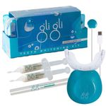 gli gli Sparkle Booster Teeth Whitening Kit - 2 x 5ml PAP Whitening Gel Syringes - Includes Rechargeable LED Whitening Device , Shade Guide & Remineralization Pen - 10 to 15 days treatment