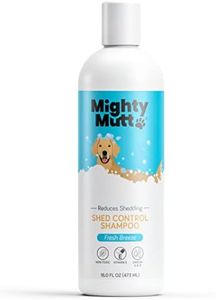 Mighty Mutt De-Shedding Dog Shampoo | Hypoallergenic | Dog shampoo for shedding control| Reduce Dog Shedding, Clean and Nourish | 16 oz Bottle | Fresh Breeze