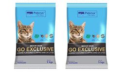 Petcrux Go Exclusive Scoopable Montonite Jasmine Cat Litter in Reusable Jute Bag (Pack of 2-10 Kg)