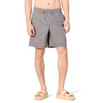 Amazon Essentials Men's 8" Inseam Relaxed-Fit Drawstring Walk Short (Available in Plus Size), Grey, XXL