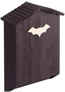 Navaris Casetta Pipistrelli da Esterno - Casa Nido per Pipistrelli - Bat Box Pipistrello Legno Naturale - Bat House - Casetta Legno Giardino Animali