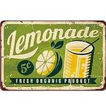 Lemonade Tin Sign Fresh Fruit Drink