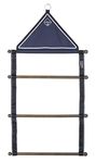 LeMieux Rug Hanging Rack with Quality Wooden Struts - Navy - Accessory for Yard & Stable - One Size