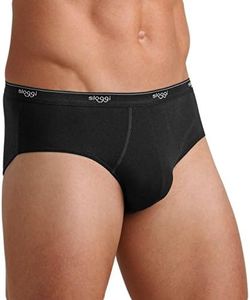 Sloggi Homme Basic Midi 2p Bikini, Noir, 6 EU