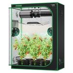 VIVOSUN S538 5x2 Grow Tent, 60"x32"x80" High Reflective Mylar with Observation Window and Floor Tray for Hydroponics Indoor Plant for VS2000/VSF4300 Visit the VIVOSUN Store