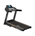 Cockatoo Flex Run4.5 4.5HP Peak DC Motorized Treadmill for Home, with 3 Level Manual Incline, Max Speed 16 Km/Hr, Max User Weight 120Kg, with Bluetooth & Speaker(DIY, Do It Yourself Installation)