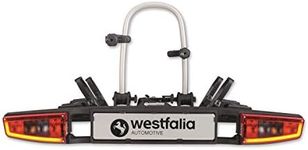 Westfalia Bikelander Bike Rack for Towbars | Bike Carrier for 2 bicycles | Suitable for E-bikes | Foldable | LED Hybrid Lights
