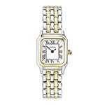 Sekonda Monica Ladies 20mm Quartz Watch in White with Analogue Display, and Two Tone Alloy Strap 40125
