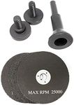 Metal Cut Off Wheels Kit for Air Die Grinder and Drill, 3-Inch Diameter, 1/16-in Thick