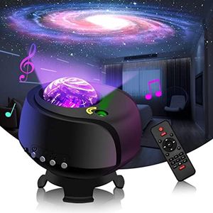 FLITI The Largest Coverage Area Galaxy Lights Projector 2.0, Star Projector, with Changing Nebula and Galaxy Shapes Galaxy Night Light