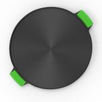 Esspy Pre-Seasoned Cast Iron Dosa Tawa | Smooth Surface Tawa for Dosa | Iron Cookware for Kitchen | Roti Tawa Cast Iron | Iron Tava Big Size, 30cm, Black