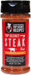 Todd Wilbur's Top Secret Recipes Steak Rub - Famous Steakhouse Chain Taste at Home (Like Outback) - Best Steak Rub - Also Great Burger Seasoning - MSG & Gluten Free - 7 oz Shaker Bottle